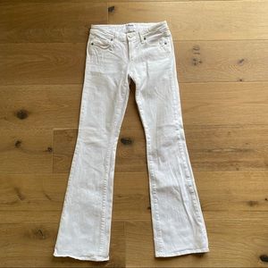 PAIGE White Skyline Boot Petite Jeans Size 25